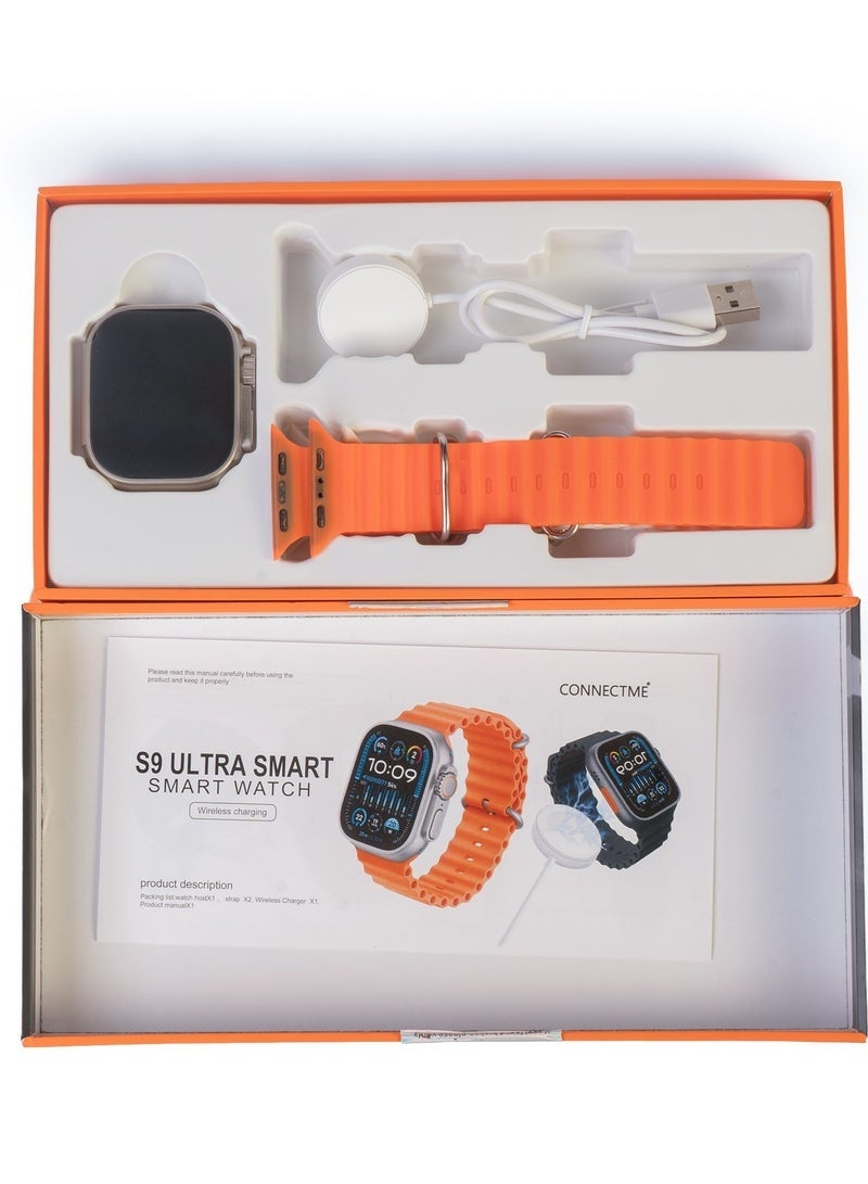 ConnectME S9 Ultra Smart Smartwatch 49mm Amoled Display screen,Bluetooth 5.3 ,180mAH, HryFine APP, IP67 Water Proof Level, 7 Days Battery Life, Pro-level Sports Modes, Blood oxygen & Pressure test ,Heart Rate Monitor, Sleep Monitoring - Image 5